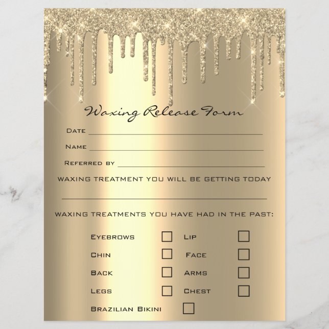 Flyer Formulário De Liberação De Responsabilidade De Dep (Frente)