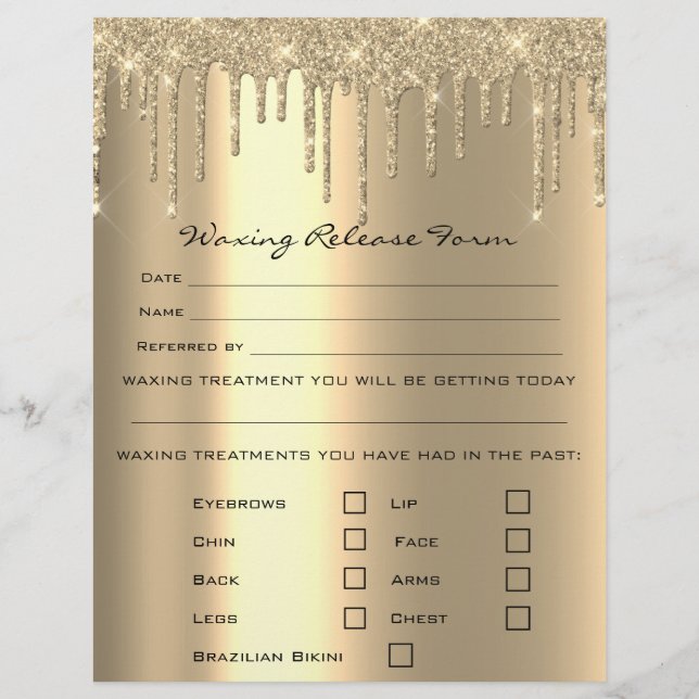 Flyer Formulário De Liberação De Responsabilidade De Dep (Frente)