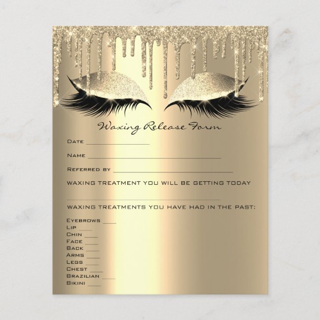 Flyer Formulário de Liberação de Responsabilidade de Dep (Frente)