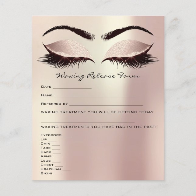 Flyer Formulário de Liberação de Responsabilidade de Dep (Frente)