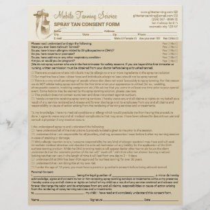 Flyer Formulário de Renúncia de Responsabilidade de Bron