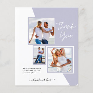 Flyer Foto Collage OBRIGADO VOCÊ Casamento/Bebê/Formando