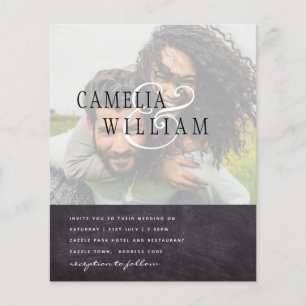 Flyer FOTO Convite de Casamento Noivado Salva a Data