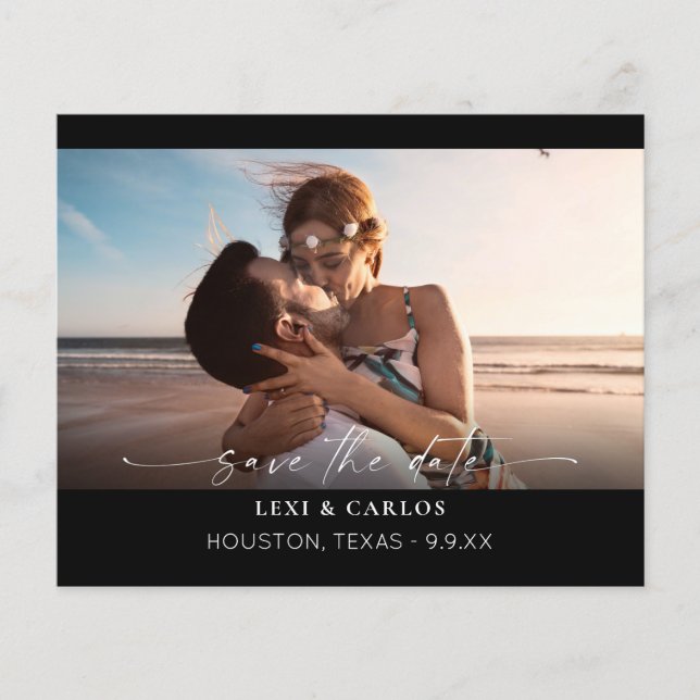 Flyer Foto de Orçamento e Caligrafia 3 Mod Salvar Data (Frente)