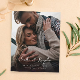 Flyer Foto de Orçamento V MOD Chic 8 Salvar Data