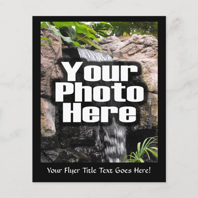 Flyer Foto digital personalizada personalizada adicione  (Frente)