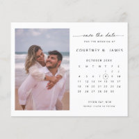 Foto do calendário do ORÇAMENTO Salvar a Data Conv