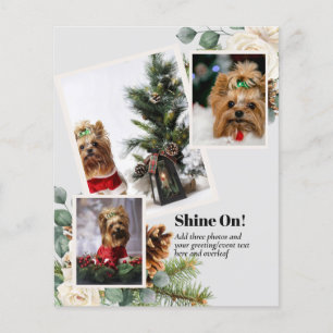 Flyer FOTO NATAL - Adicionar 3 Fotos da Família