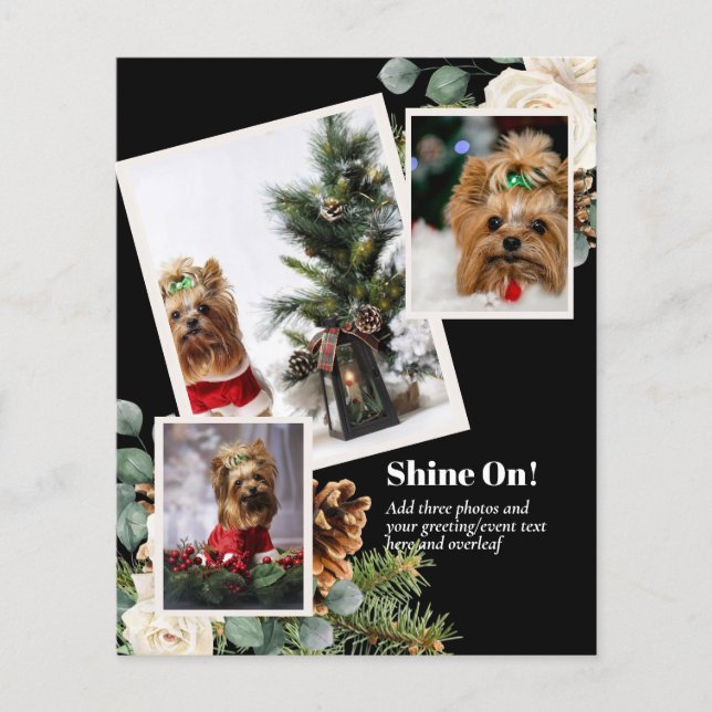 Flyer FOTO NATAL - Adicionar 3 Fotos da Família (Frente)