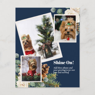 Flyer FOTO NATAL - Adicionar 3 Fotos da Família