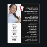Flyer Foto Personalizada, Escola de Condução, Instrutor<br><div class="desc">Foto personalizada,  escola de condução,  instrutor de publicidade na loja de Cartão de visita.</div>