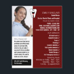 Flyer Foto Personalizada, Odontologia, Publicidade Denti<br><div class="desc">Foto personalizada,  Odontologia,  Folheto de Propaganda Dentista pela Loja de Cartão de visita.</div>