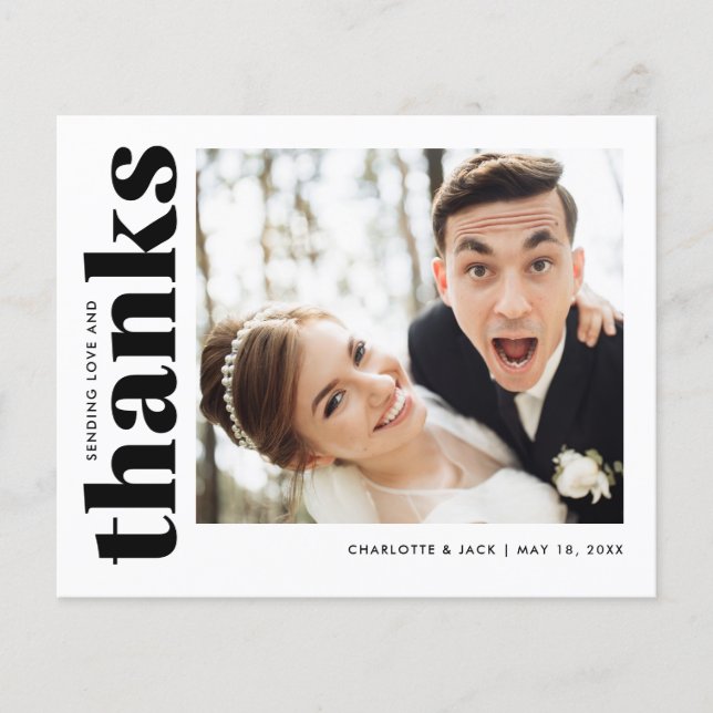 Flyer Foto Simples De Casamento Moderno De Orçamento Obr (Frente)