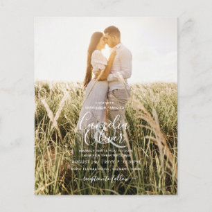 Flyer FOTO TOTALMENTE EM 1 FOTOGRAFIA Púrpura Casamento