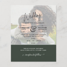 Flyer FOTOGRAFIA CONVITE Sobreposição de Orçamento Texto