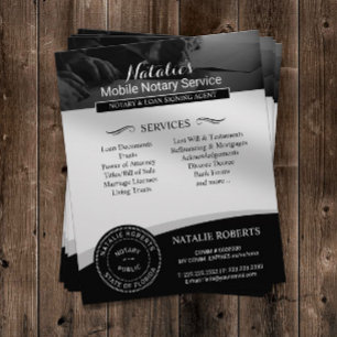 Flyer Fotografia do Agente de Assinatura de Empréstimo P