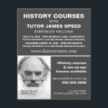 Flyer Fotografia Personalizada, Anúncio do Curso Históri<br><div class="desc">Fotografia Personalizada,  Folhetos De Publicidade Do Curso Histórico Por Loja De Cartão de visita.</div>