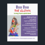Flyer Fotografia Personalizada, Crianças Entertainer, Pa<br><div class="desc">Fotografia Personalizada,  Entretenimento De Crianças,  Folhetos De Publicidade De Palhaço Pela Loja De Cartão de visita.</div>