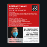 Flyer Fotografia Personalizada, EMT, paramédico<br><div class="desc">Fotografia Personalizada,  EMT,  Folhetos De Publicidade Paramédica Pela Loja De Cartão de visita.</div>