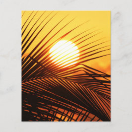 FLYER FOTOGRAFIA TROPICAL DO JAMAICAN SUNSET NATURE WALL