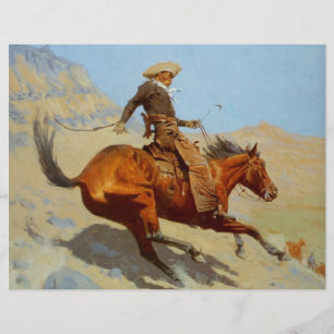 Flyer Frederic Remington's The Cowboy (1902)