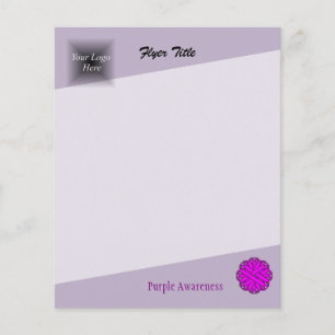 Flyer Frota Roxa Ribbon por Kenneth Yoncich