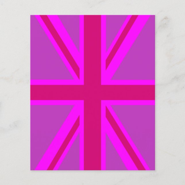 Flyer Fuchsia Union Jack (Frente)