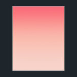 Flyer Fundo de gradação de cor rosa e pêssego<br><div class="desc">Um gradiente de cor rosa e pêssego.</div>
