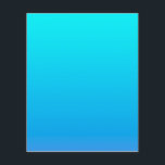 Flyer Fundo de Omã Azul<br><div class="desc">Cor azul-clara do ombre.</div>