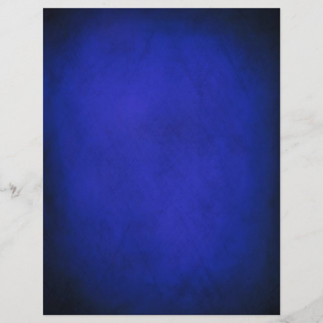 Flyer Fundo Real Azul e Preto (Frente)