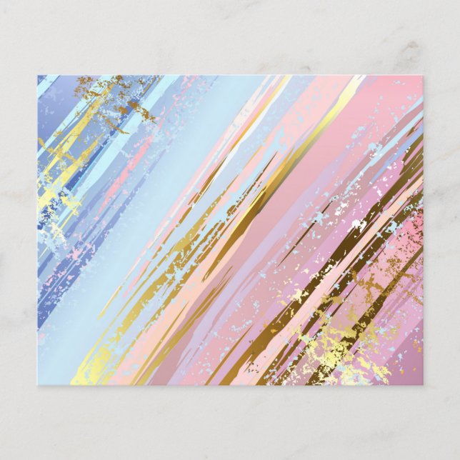 Flyer Fundo Rosa Texturizado (Frente)