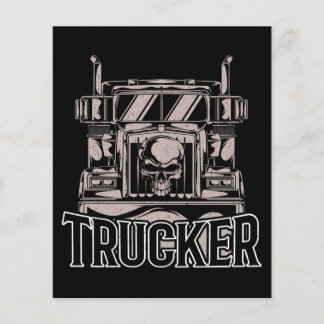 Flyer Funny Diesel Trucker Big Rig Semi