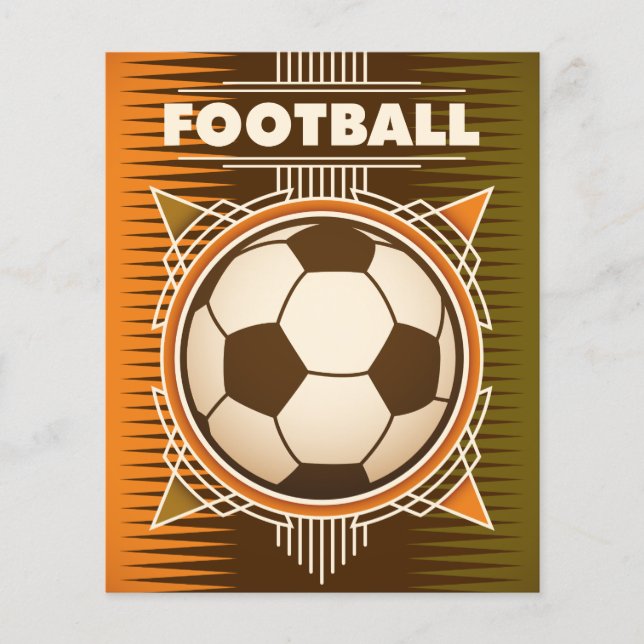 Flyer Futebol esportivo Ball (Frente)