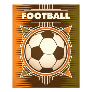 Flyer Futebol esportivo Ball