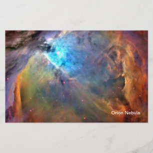 Flyer Galáxia Espacial Orion Nebula