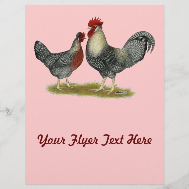 Flyer Galinhas Cream Legbar (Frente)