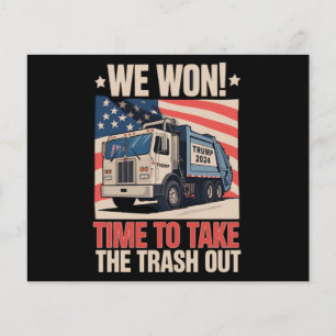 Flyer Ganhámos Tempo Para Levar O Lixo Para Fora Trump 4