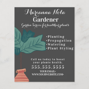 Flyer Gardening Paisaging Gardener Plant Business