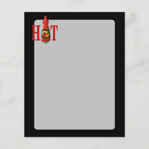 Flyer Garrafa de molho quente