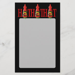 Flyer Garrafa de molho quente