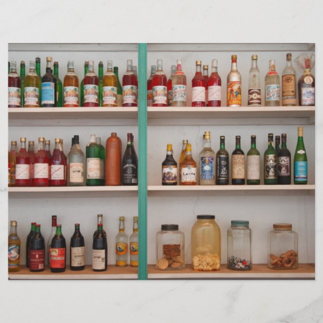 Flyer Garrafas de líquido (Frente)