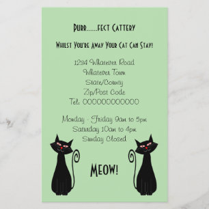 Flyer Gatos Design Cattery