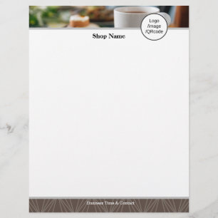 Flyer Geometria Moderna Castanho