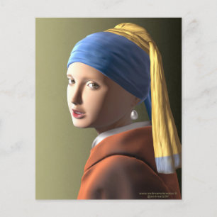 Flyer Girl with a pearl earring  