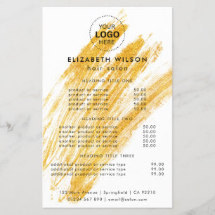 Flyer Glitter de Onda Elegante Moderno