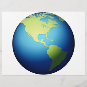 Flyer Globo Americas - Emoji da terra