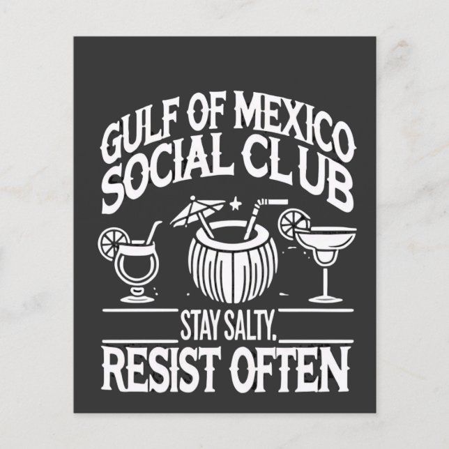 Flyer Golfo do México Clube Social Permaneça Salgado Res (Frente)