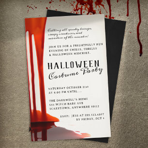 Flyer Gory Blood Drives Festa de Halloween
