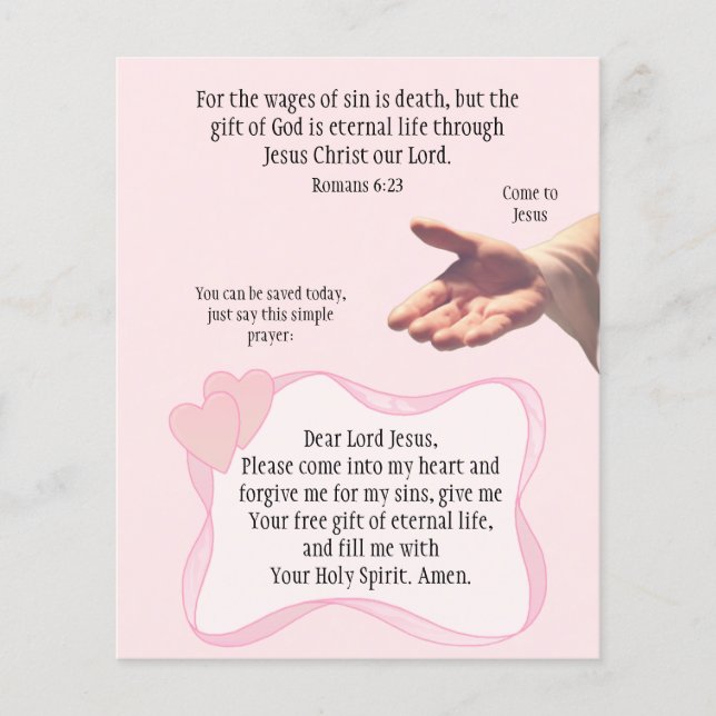 Flyer Gospel Tract (Frente)