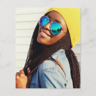 Flyer Graduação de Coco Tropical de Orçamento com Foto V